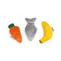 Brinquedo Pelúcia Peixe, Banana e Cenoura com Catnip para Gatos - Tam. Único - 2