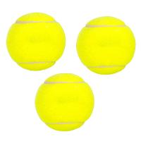 Brinquedo Kit com 3 Bolas de Tênis Amarela para Cães - 3 Unidades - 1