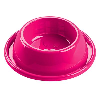 Comedouro Plástico Antiformiga Rosa - Tam. P
