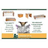 Comedouro Duplo Madeira com Bowl em Inox Modelo 1 - Tam. P - 8