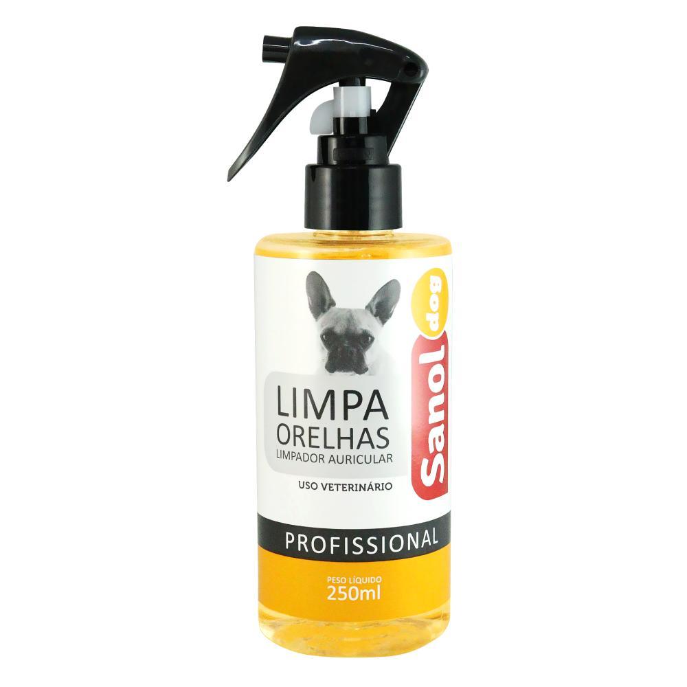 Loção Limpa Orelha Sanol Dog para Cães e Gatos - 250 mL - 1