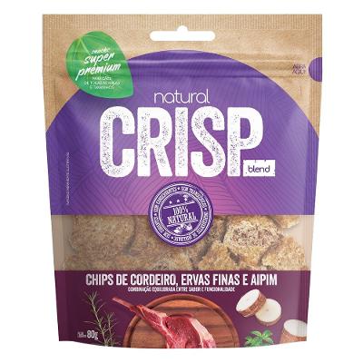 Petisco Natural Crisp Cordeiro, Aipim e Ervas Finas - 80 g