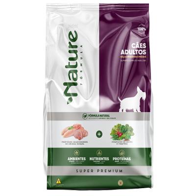 Ração Seca Alinutri Nature Fórmula para Cães Adultos Raças Pequenas e Médias - 15 Kg