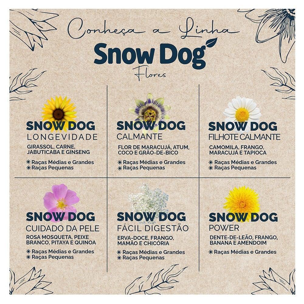 Ração Seca Snow Dog Flores Calmante para Cães Adultos Porte Pequeno - 10,1 Kg - 3