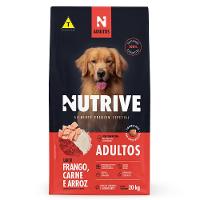 Ração Seca Nutrive Frango, Carne e Arroz para Cães Adultos - 20 Kg - 1