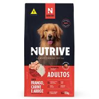 Ração Seca Nutrive Frango, Carne e Arroz para Cães Adultos - 15 Kg - 1