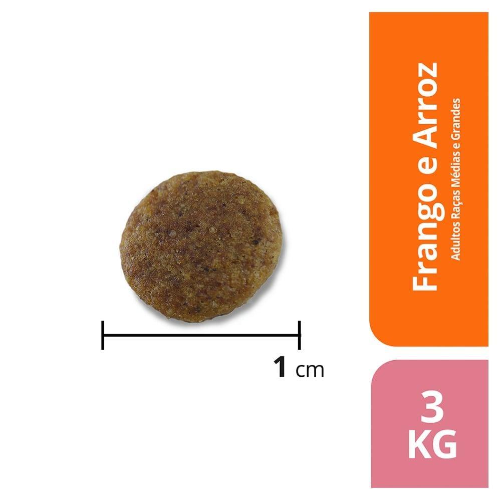 Ração Seca Max Frango e Arroz para Cães de Porte Médio e Grande - 3 Kg - 6