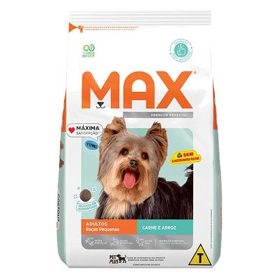 Ração Seca Max Carne e Arroz para Cães de Porte Pequeno - 3 Kg
