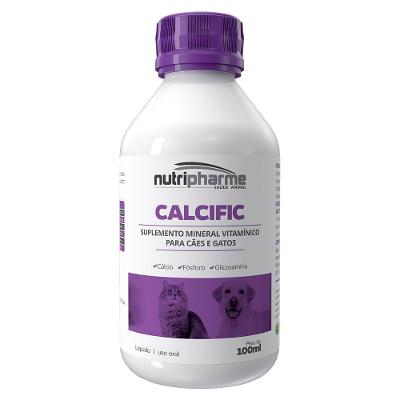 Suplemento Vitamínico Mineral Calcific para Cães e Gatos - 100 mL