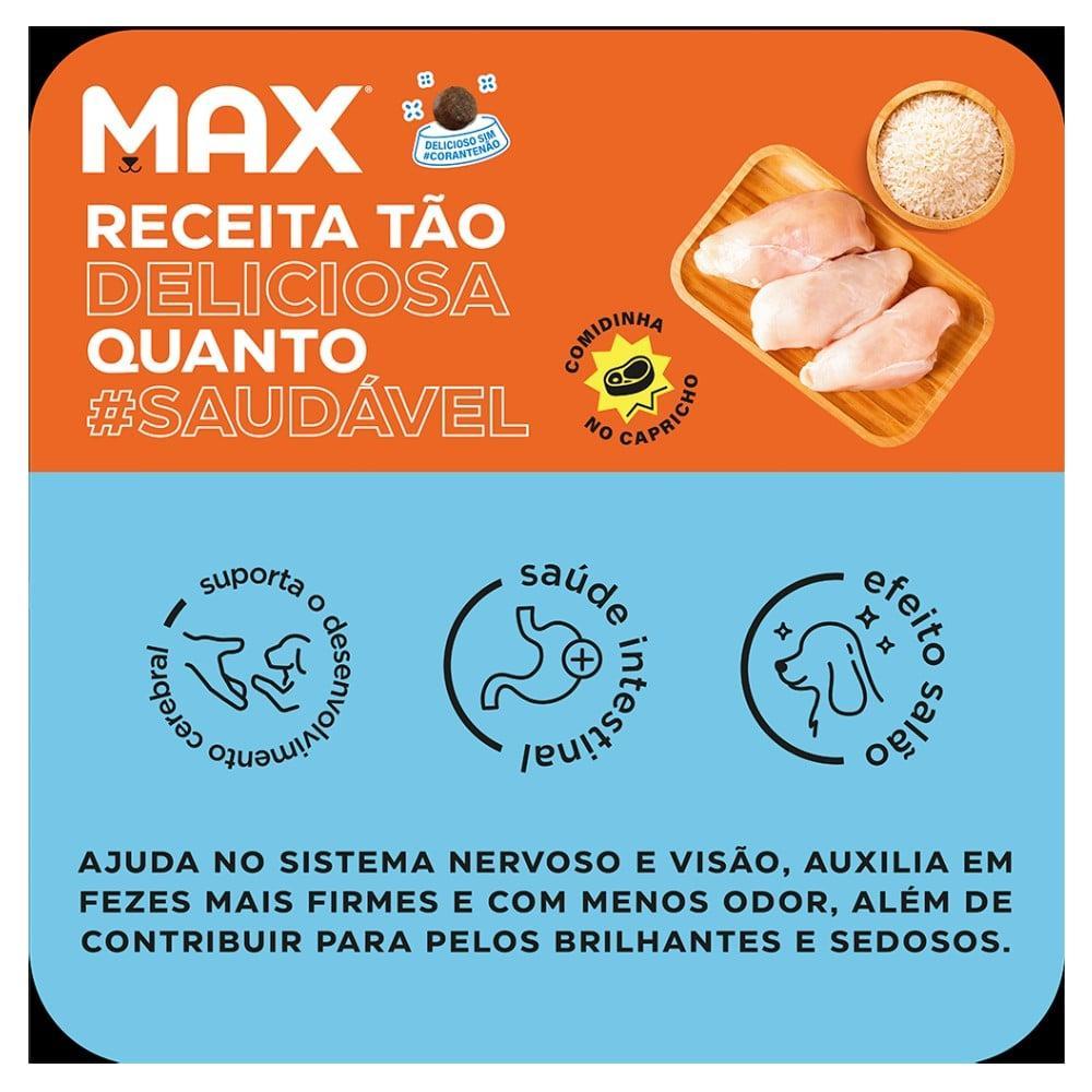 Ração Seca Max Frango e Arroz para Cães Filhotes de Porte Médio e Grande - 15 Kg - 4