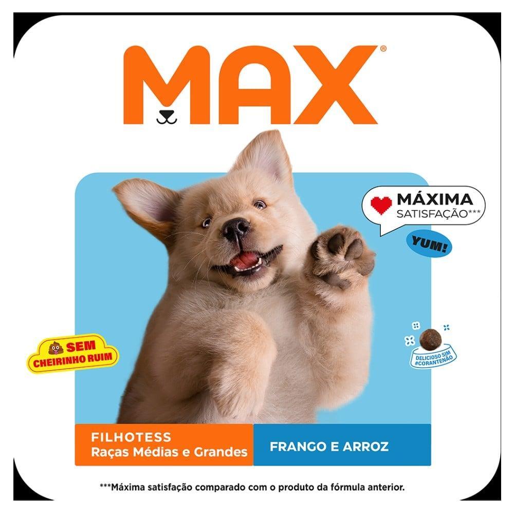 Ração Seca Max Frango e Arroz para Cães Filhotes de Porte Médio e Grande - 15 Kg - 7