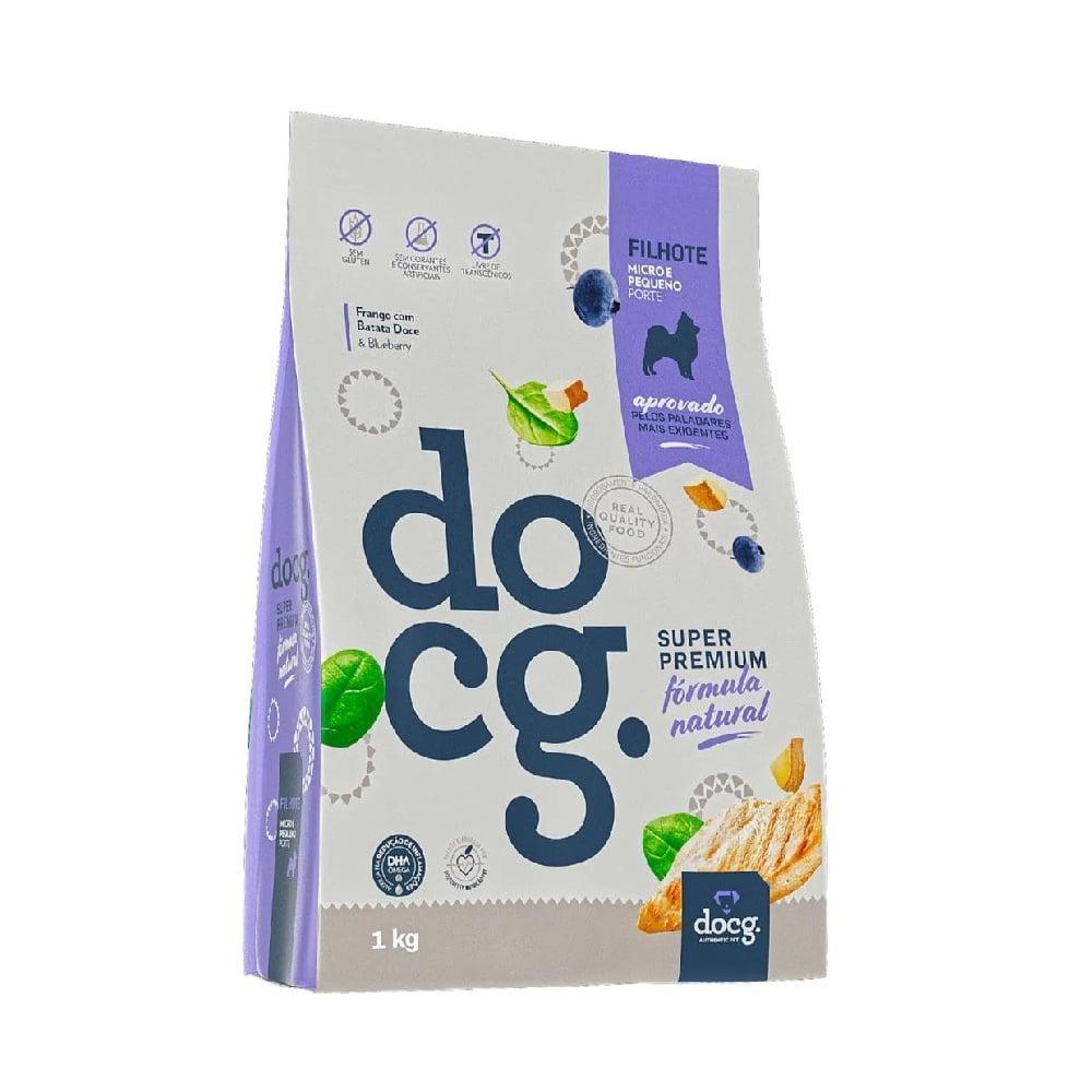 Ração Seca docg. Frango com Batata Doce para Cães Filhotes Micro e Pequeno Porte - 1 Kg - 1