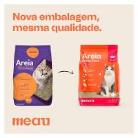 Areia Sanitária Meau Grãos Finos Perfume Floral para Gatos - 12 Kg - 2