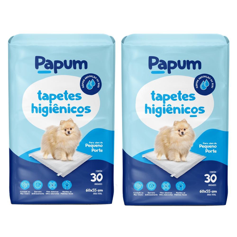 Tapete Higiênico Papum 60x55cm para Cães de Pequeno Porte - 60 Unidades (2 Pacotes) - 3