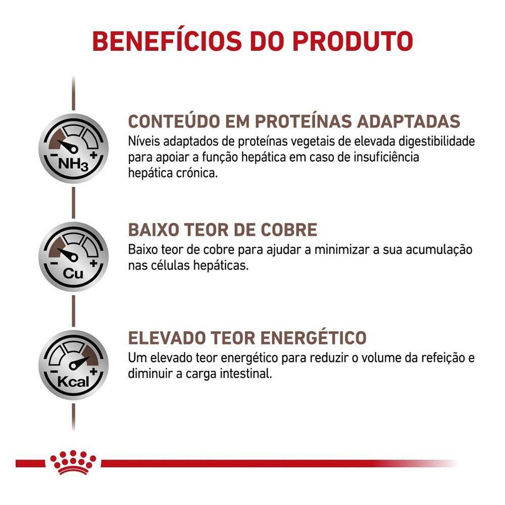 Ração Royal Canin Canine Veterinary Diet Hepatic para Cães Adultos com Problemas Hepáticos - 2 Kg - 6