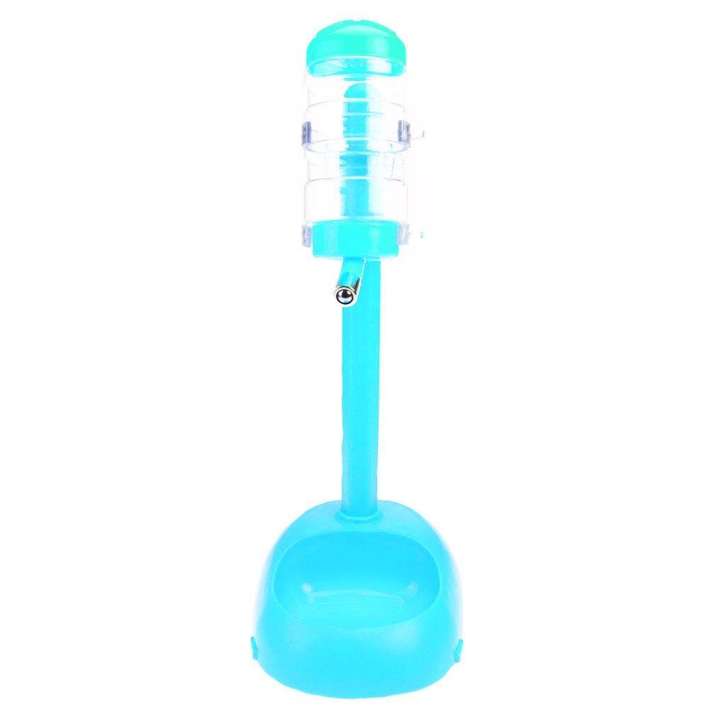 Bebedouro Chalesco com Suporte e Comedouro Azul - Tam. Único - 2