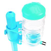 Bebedouro Chalesco com Suporte e Comedouro Azul - Tam. Único - 3