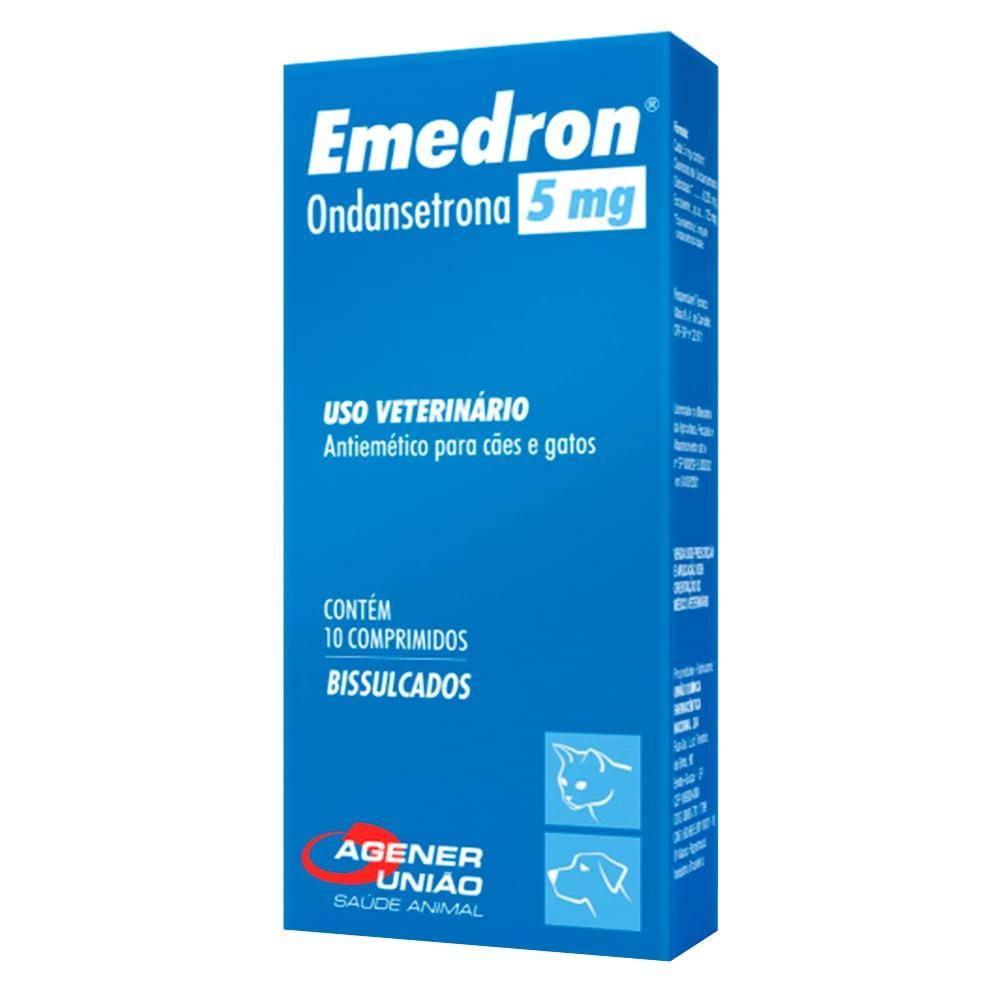 Antiemético Agener Emedron com 10 Comprimidos - 5 mg - 1