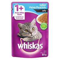 Kit Ração Úmida Whiskas Sachê Peixe Jelly para Gatos Adultos - 20 Unidades - 3