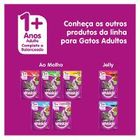 Kit Ração Úmida Whiskas Sachê Peixe Jelly para Gatos Adultos - 20 Unidades - 7