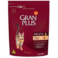 Ração Gran Plus Frango e Arroz para Gatos Adultos - 3 Kg - 2