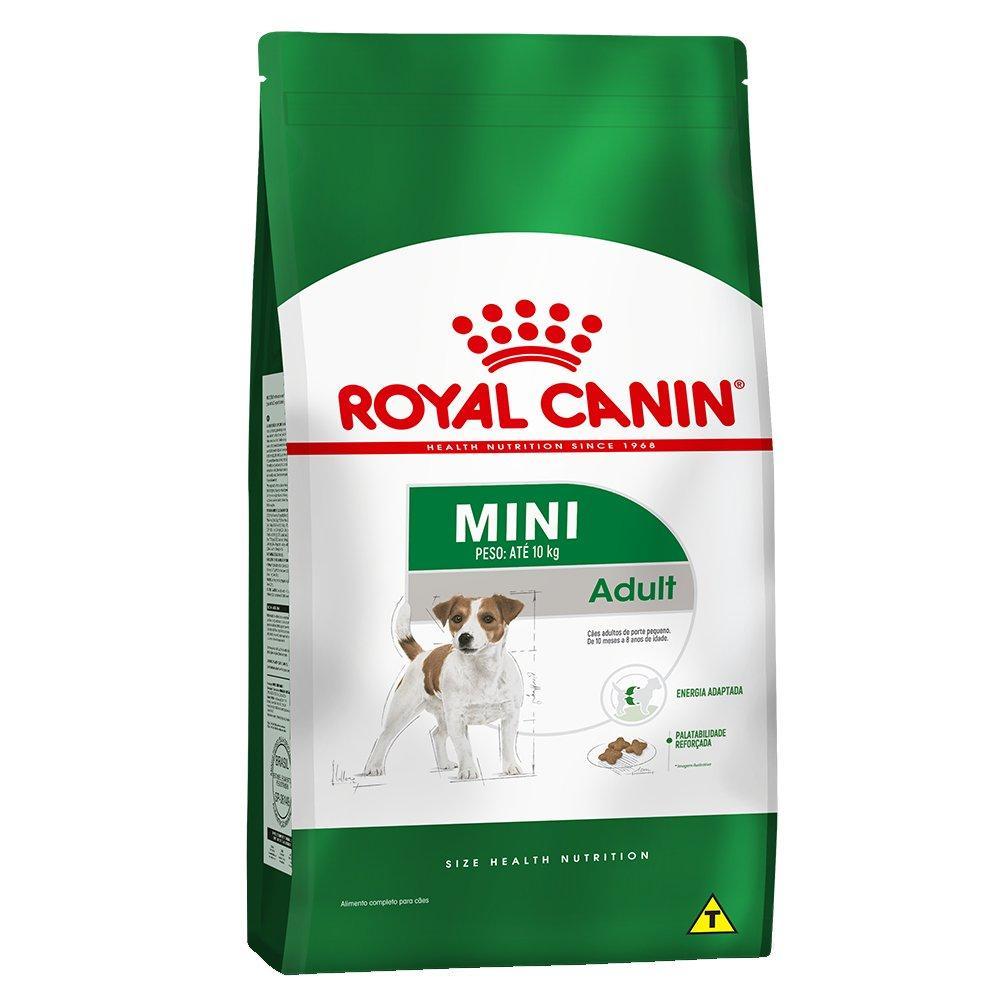 Ração Royal Canin Mini Adult para Cães Adultos de Raças Pequenas com 10 Meses ou mais - 1 Kg - 1
