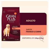 Ração GranPlus Choice Frango e Carne Cães Adultos - 20 Kg - 2