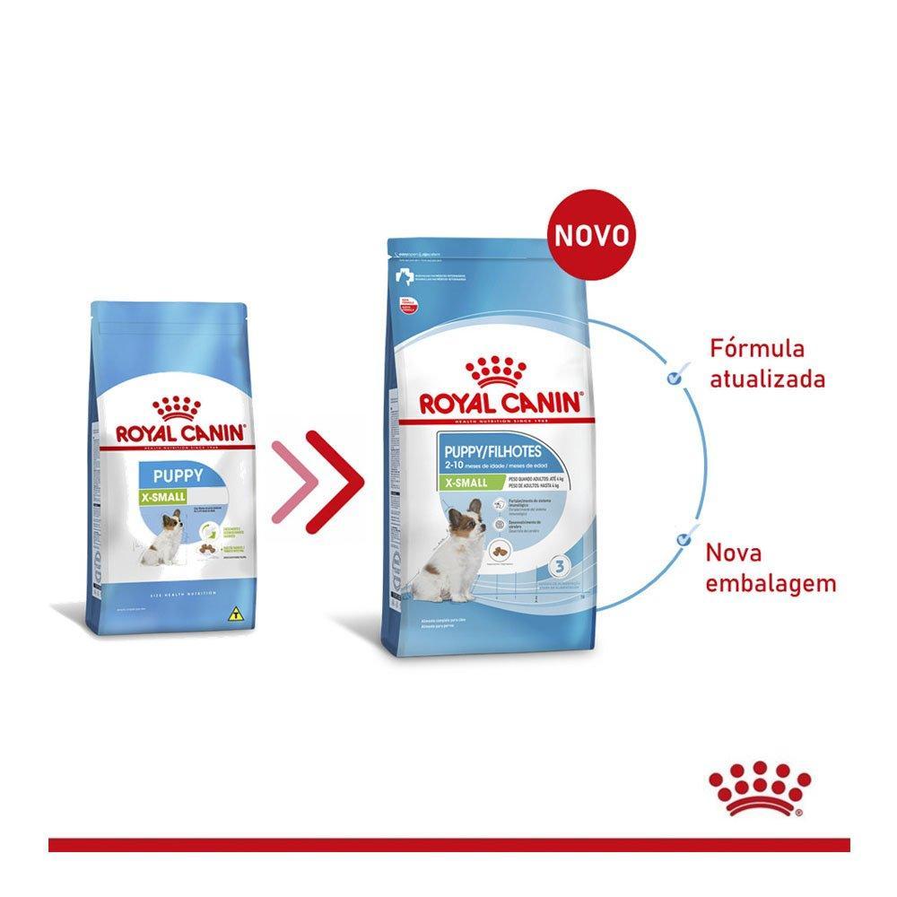 Ração Royal Canin X-Small Junior para Cães Filhotes - 2,5 Kg - 2