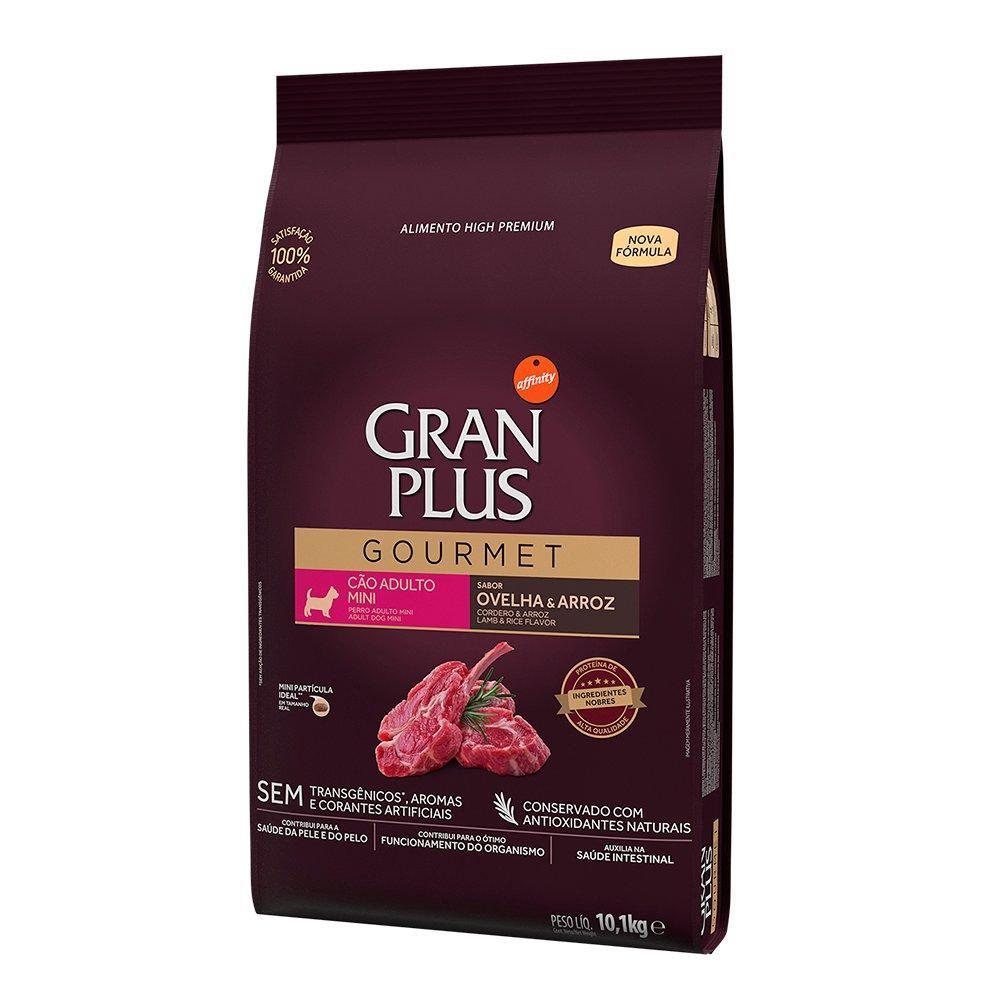 Ração Seca GranPlus Gourmet Ovelha & Arroz para Cães Adultos Raças Mini - 10,1 Kg - 2