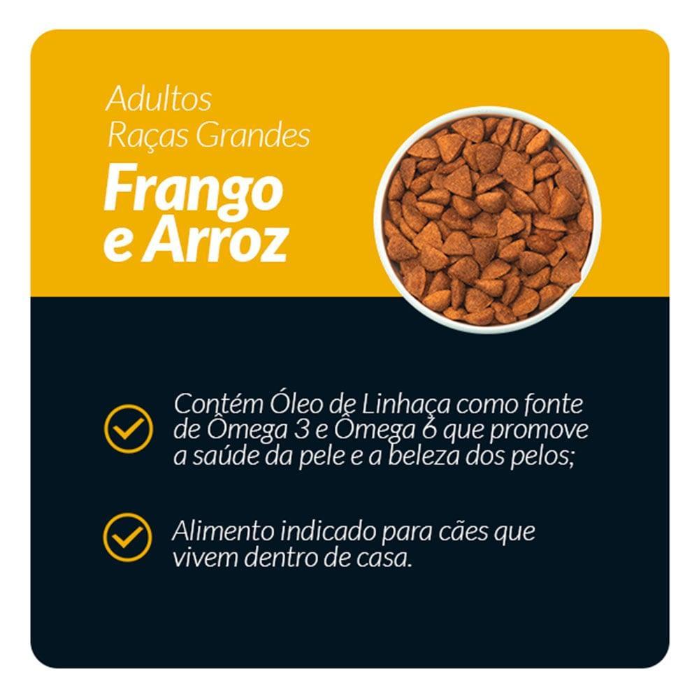 Ração Seca Hambi Premium Especial Frango e Arroz para Cães Adultos Raças Grandes - 20 Kg - 9