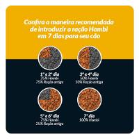 Ração Seca Hambi Premium Especial Frango e Arroz para Cães Adultos Raças Grandes - 20 Kg - 5