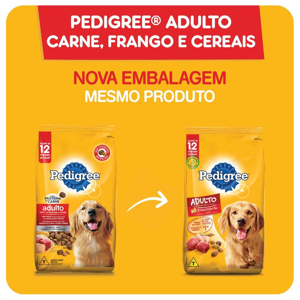 Ração Seca Pedigree Carne, Frango e Cereais para Cães Adultos Raças Médias e Grandes - 20 Kg - 4