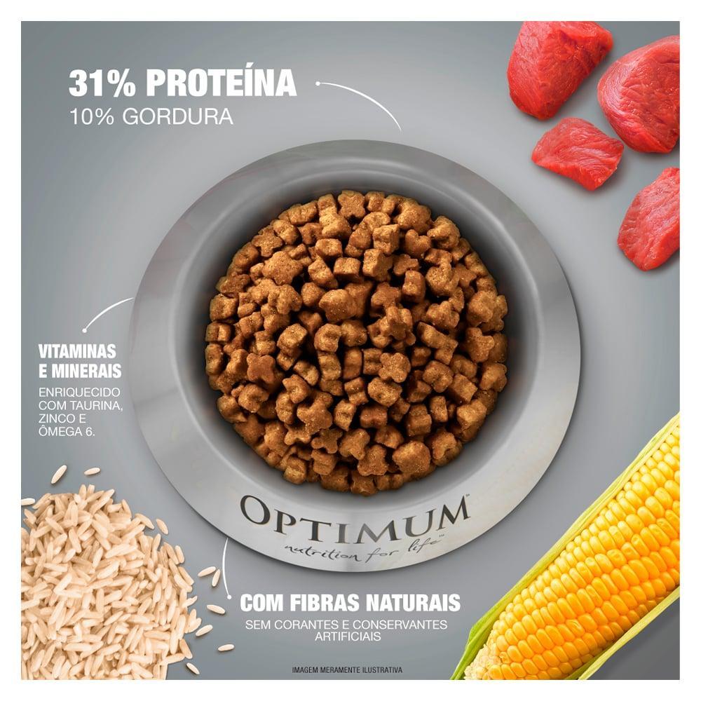 Ração Seca Optimum Carne para Gatos Adultos - 3 Kg - 5