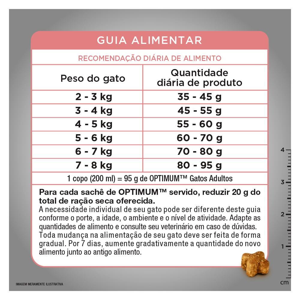Ração Seca Optimum Carne para Gatos Adultos - 3 Kg - 7