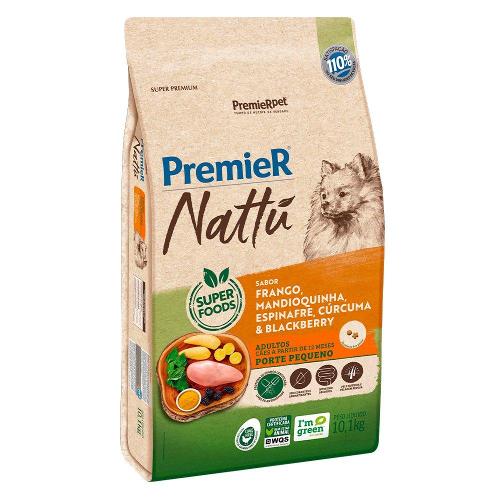 Ração Seca PremieR Nattú Mandioquinha para Cães Adultos Porte Pequeno - 10,1 Kg