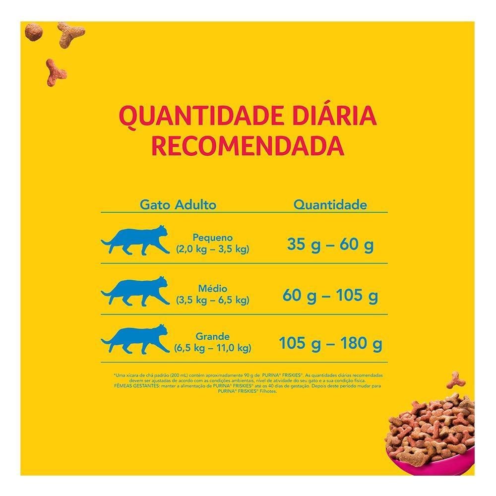 Ração Purina Friskies Mix Carnes Gatos Adultos - 3 Kg - 8
