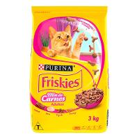 Ração Purina Friskies Mix Carnes Gatos Adultos - 3 Kg - 1