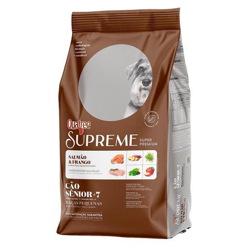 Ração Seca Quatree Supreme Salmão e Frango Cães Sênior +7 Raças Pequenas - 3 Kg