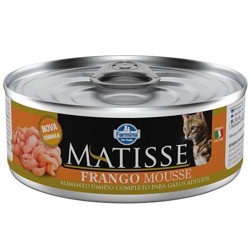 Ração Úmida Farmina Matisse Frango Mousse para Gatos Adultos - 85 g