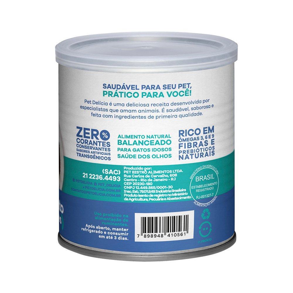 Ração Úmida Pet Delícia Sênior Happy Oldies 7+ para Gatos - 320 g - 2