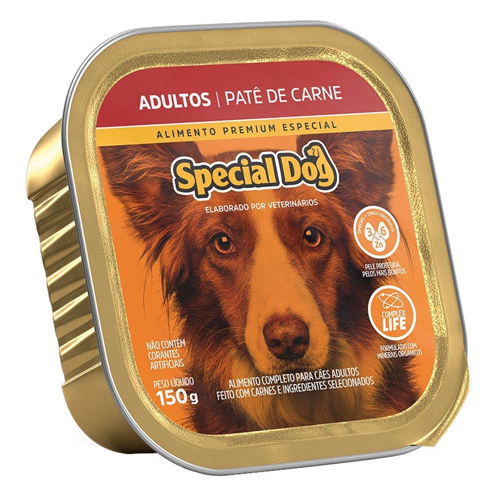 Ração Úmida Special Dog Patê Carne para Cães Adultos - 150 g - 1
