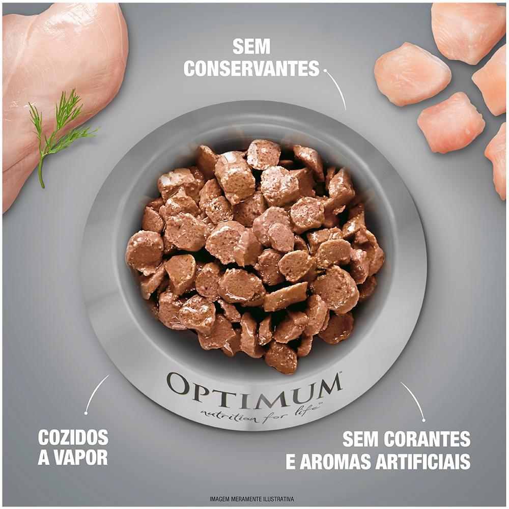 Ração Úmida Optimum Sachê para Gatos Adultos Frango - 85 g - 5