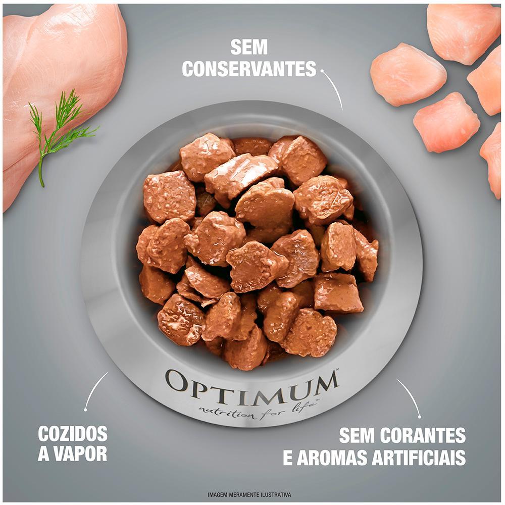Ração Úmida Optimum Sachê para Cães Adultos Frango - 100 g - 5