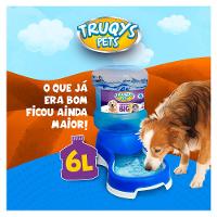 Bebedouro Automático Truqys Pets Azul com Galão - 6 Litros - 6