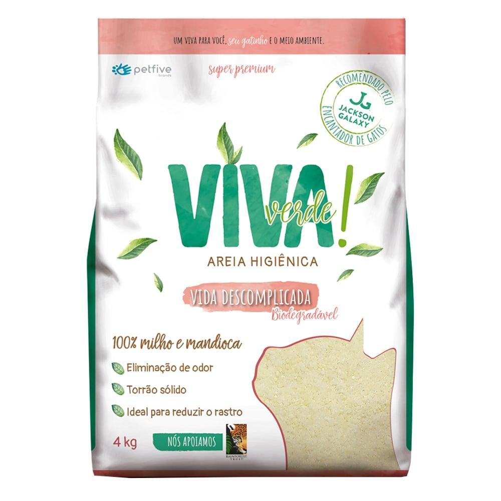 Areia Higiênica petfive Viva Verde Vida Descomplicada para Gatos - 4 Kg - 1