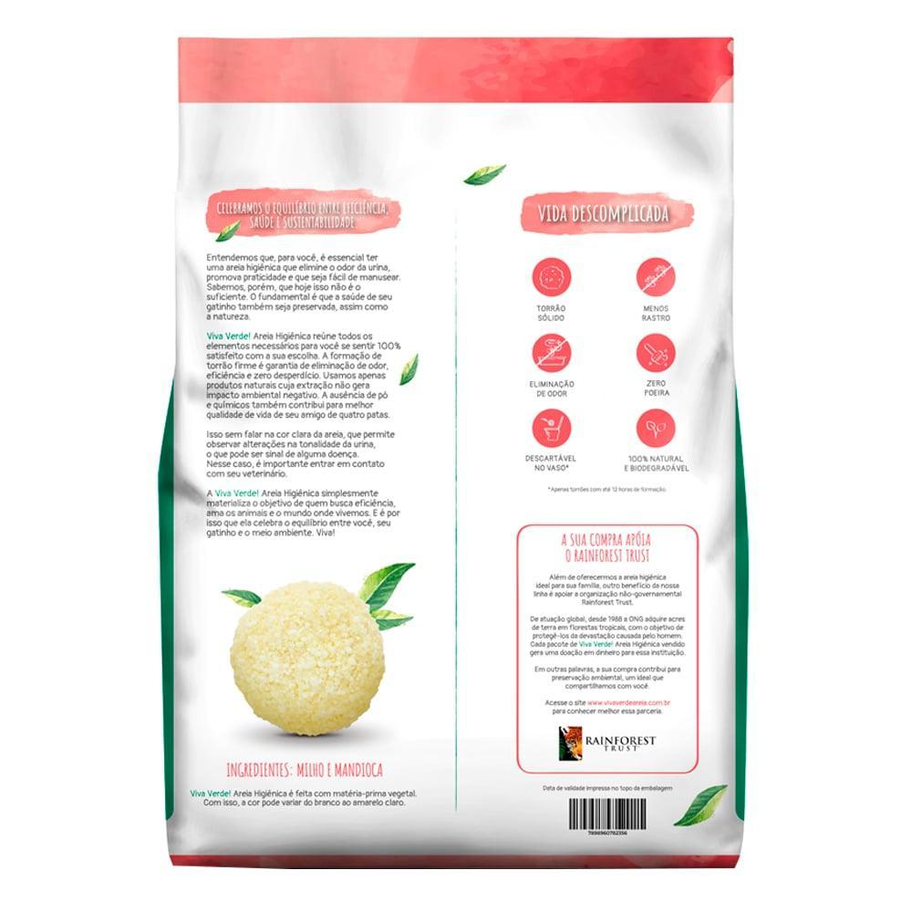 Areia Higiênica petfive Viva Verde Vida Descomplicada para Gatos - 4 Kg - 3