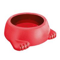 Comedouro Plástico Glamour Vermelho - 1000 mL - 1