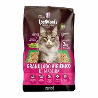 Granulado Ipet Woods de Madeira para Gatos - 2 Kg - 1