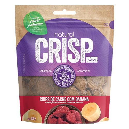 Petisco Natural Crisp Chips Carne com Banana - 100 g