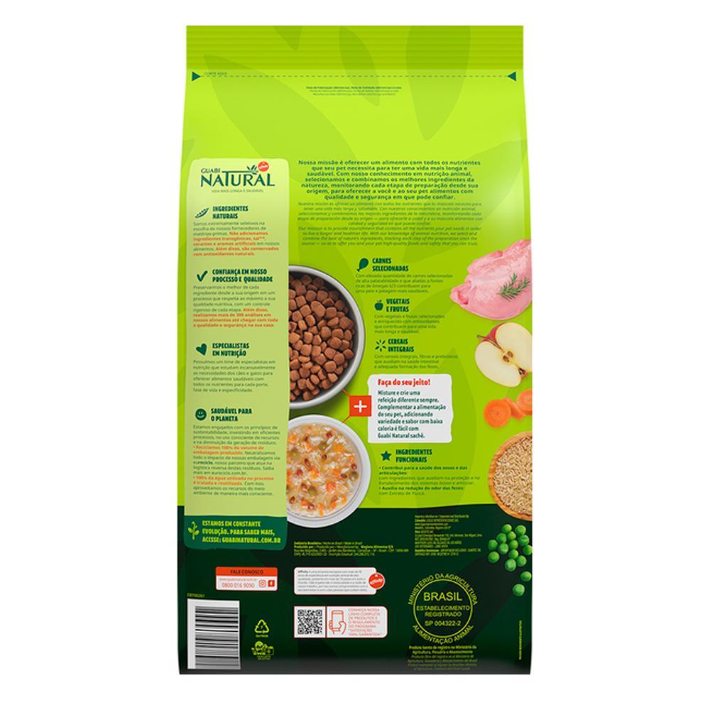 Ração Guabi Natural Frango e Arroz Integral para Cães Adultos Raças Média - 20 Kg - 3